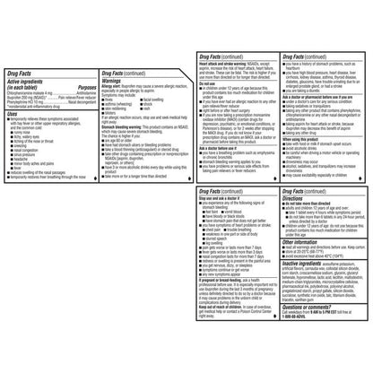 Advil Allergy and Congestion Relief Medicine
