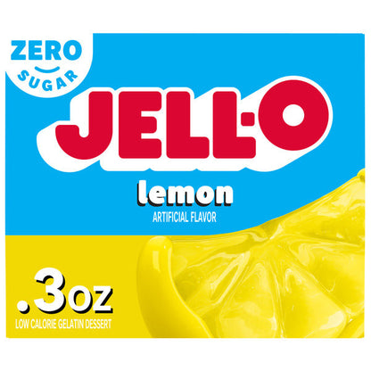 Jell-O Zero Sugar Lemon Flavor Gelatin