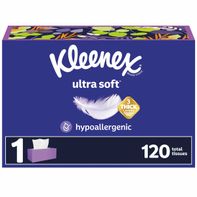 Kleenex Ultra Soft Facial Tissues Flat Box 3 Ply️  DestGlow