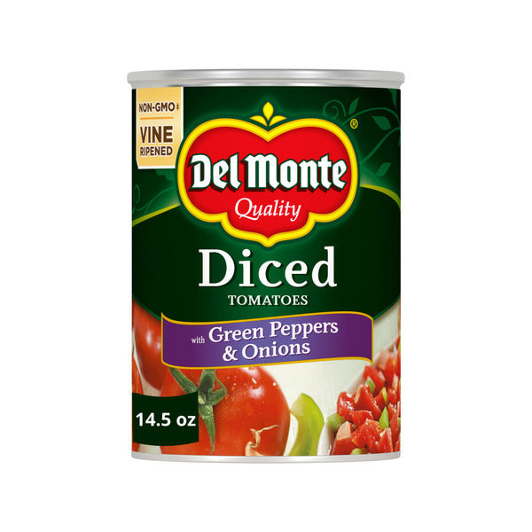 Del Monte Diced Tomatoes with Green Peppers &amp; Onions  DestGlow