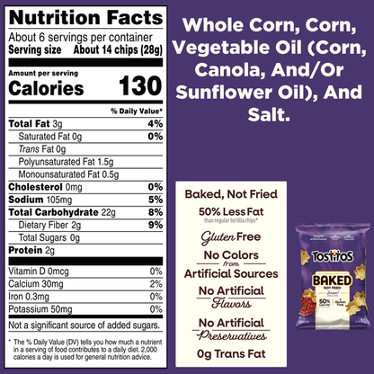 Tostitos Baked Scoops Tortilla Chips
