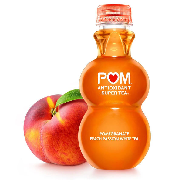 POM Wonderful Super Tea, Pomegranate Peach Passion White Tea  DestGlow