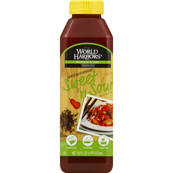 World Harbors Sauce &amp; Marinade, Maui Mountain Sweet &