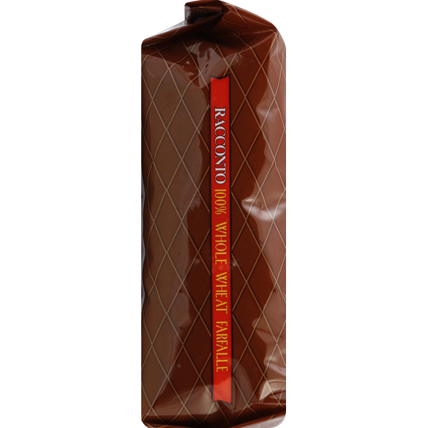 Racconto Italian Foods Farfalle, 100% Whole Wheat, No. 85  DestGlow
