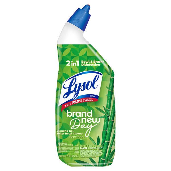 Lysol Brand New Day Bamboo Scent Clinging Ge Toilet Bowl Cleaner  DestGlow