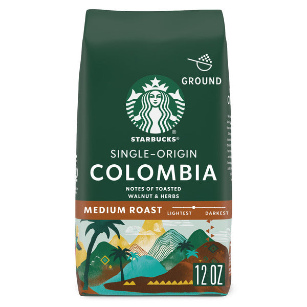 Starbucks Colombia Medium Roast Ground Coffee  DestGlow