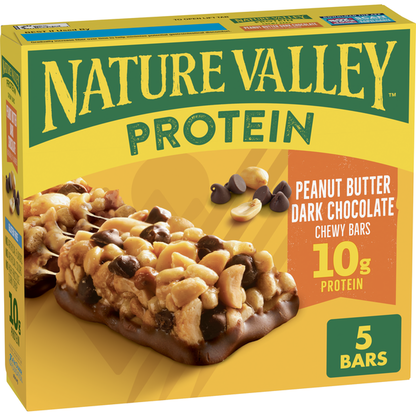 Nature Valley Protein Peanut Butter Dark Chocolate Chewy Snack Bars