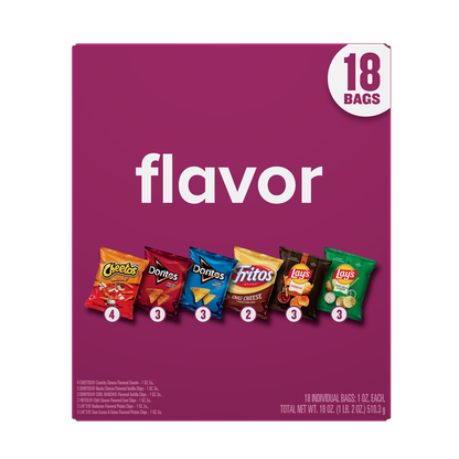 Frito Lay Snacks Flavor Mix Variety Packs