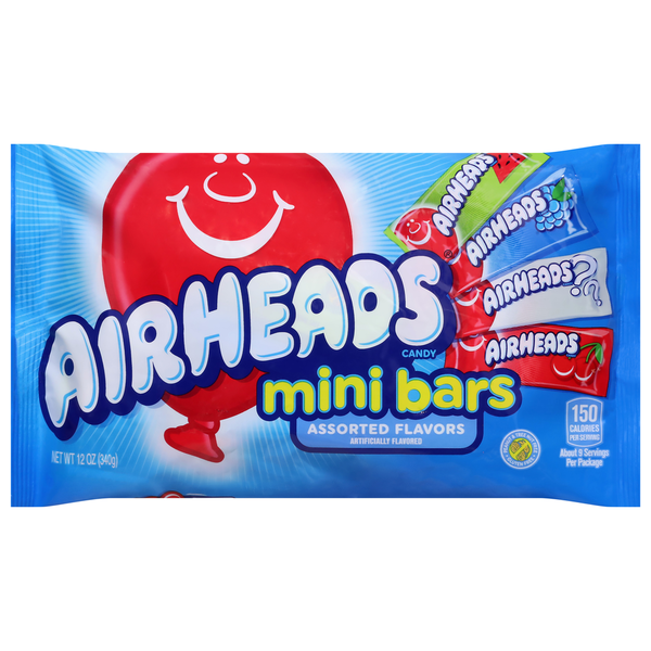 AirHeads Mini Bars Assorted Flavors Candy  DestGlow