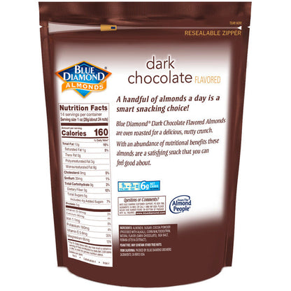 Blue Diamond Oven Roast Almonds, Dark Chocolate