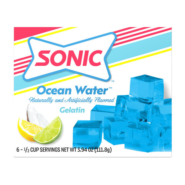 SONIC Gelatin Ocean Water (6 Servings)  DestGlow