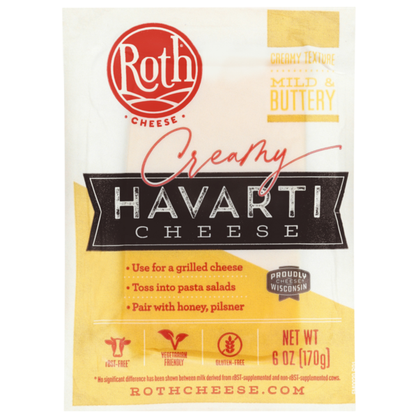 Roth Creamy Havarti Cheese  DestGlow