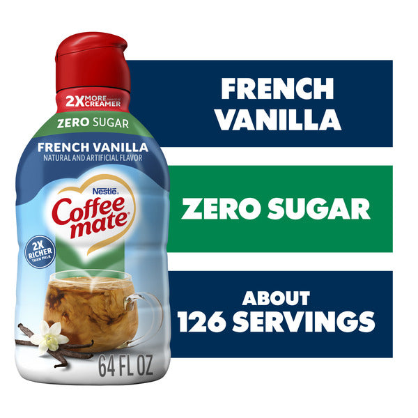 Coffee mate French Vanilla Flavored Coffee Creamer  DestGlow