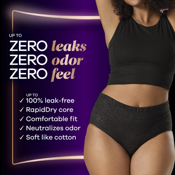 Always Discreet Discreet Boutique Underwear, S/M  DestGlow