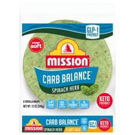 Mission Carb Balance Spinach &amp; Herb Flour Tortilla...
️  DestGlow