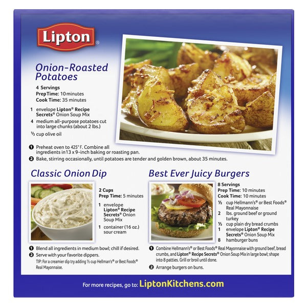 Lipton Soup And Dip Mix Onion  DestGlow