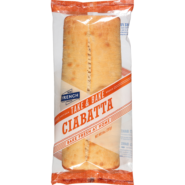 New French Bakery Artisan Bread, Ciabatta,Take &amp; Bake  DestGlow