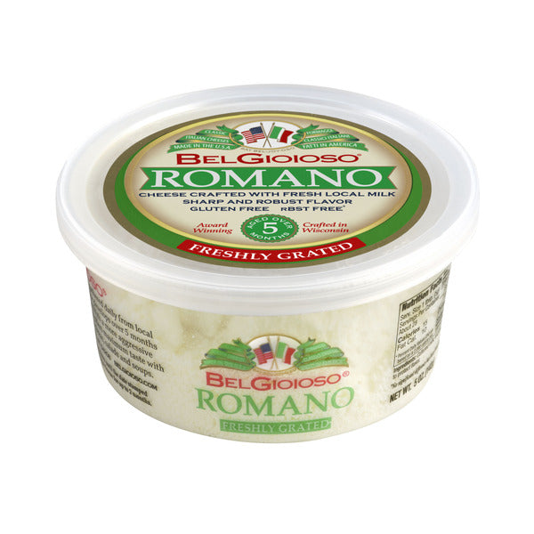 BelGioioso Freshly Grated Romano Cheese, Cup  DestGlow