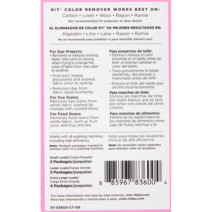 Rit Laundry Treatment &amp; Dyeing Aid, Color Remover