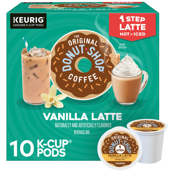 The Original Donut Shop One Step Vanilla Latte K-Cup Pods  DestGlow