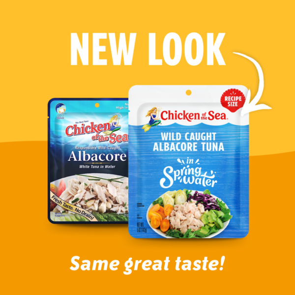 Chicken of the Sea Wild Caught Albacore Tuna in Spring Water Packet  DestGlow
