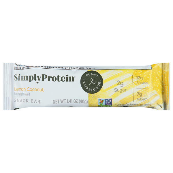 SimplyProtein Snack Bar, Lemon Coconut  DestGlow