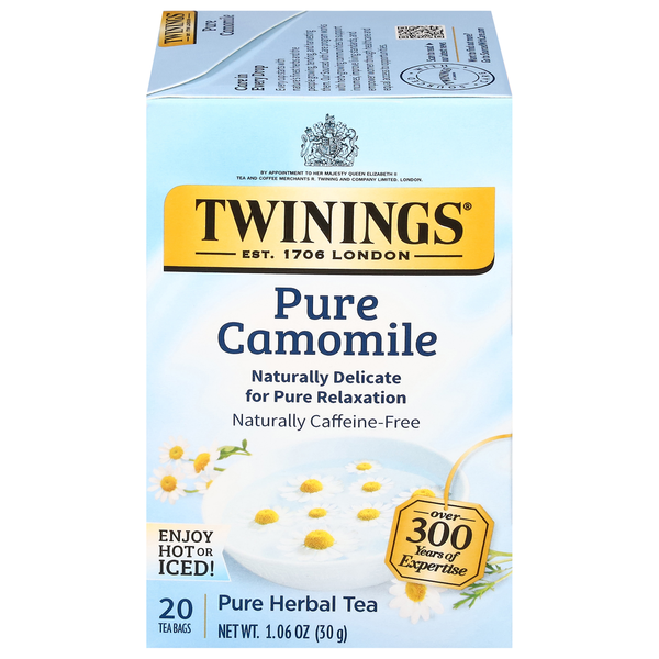 Twinings Herbal Tea, Pure Camomile, Bags  DestGlow