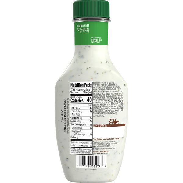 Bolthouse Farms Yogurt Dressing &amp; Dip, Cilantro Avocado  DestGlow