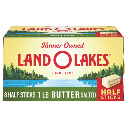 Land O Lakes Butter, Salted, Half Sticks
