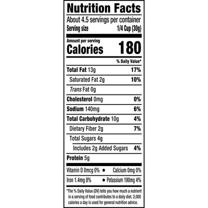Planters 5 g Protein Nut Duos Whole Peppercorn Flavored Pistachios and Parmesan Flavored Cashews