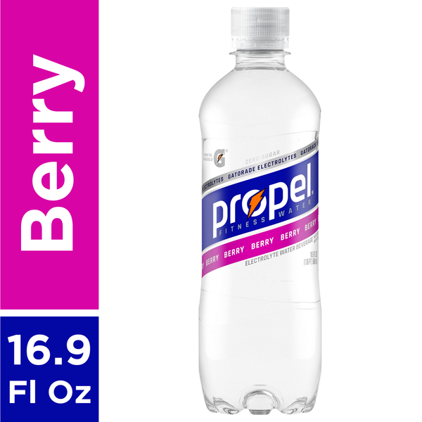 Propel Zero Sugar Electrolyte Water Beverage Berry  DestGlow