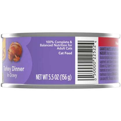 Purina Friskies Gravy Wet Cat Food, Prime Filets Turkey Dinner