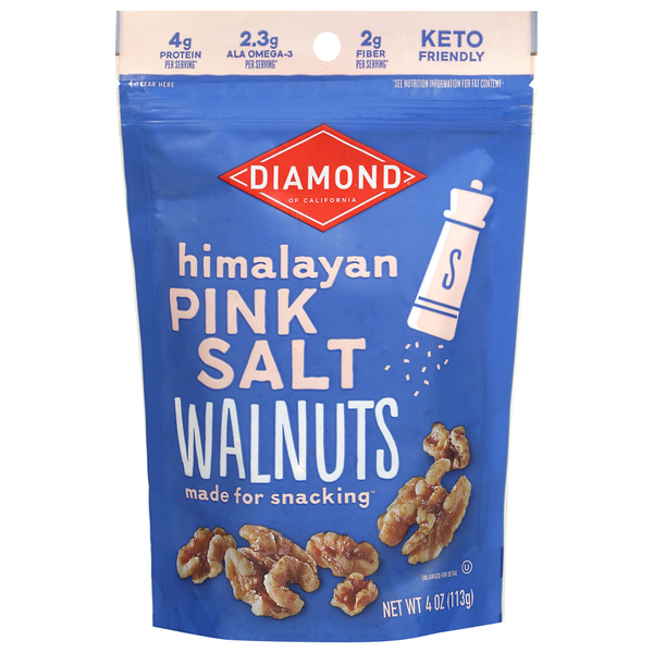 Diamond Himalayan Pink Salt Walnuts  DestGlow
