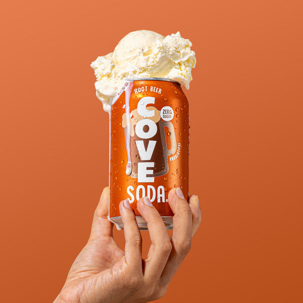 Cove Zero Sugar Probiotic Soda, Root Beer  DestGlow