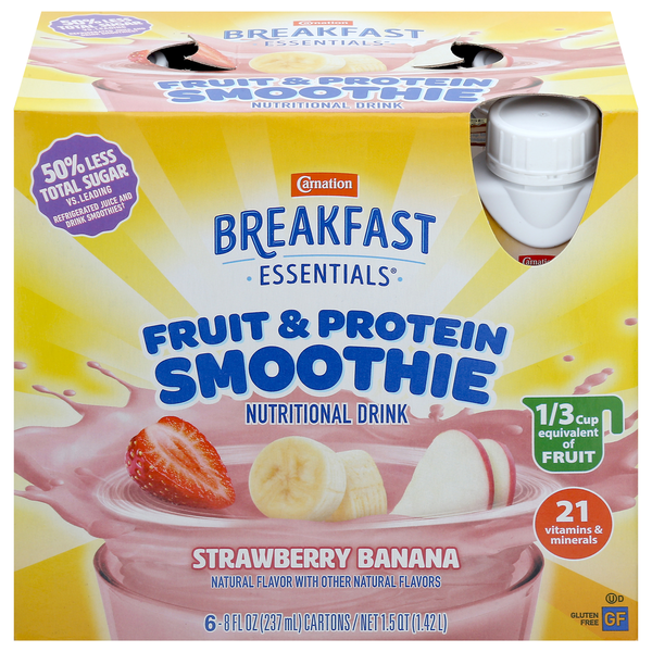 Carnation Breakfast Essentials Nutritional Drink, Strawberry Banana  DestGlow