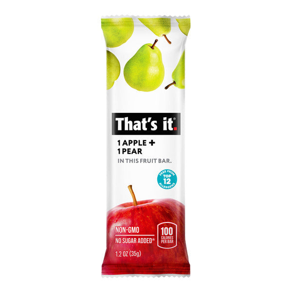 That’s it Apple + Pear Fruit Bar  DestGlow