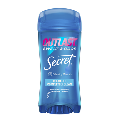 Secret Outlast Clear Gel Antiperspirant Deodorant for Women, Completely Clean