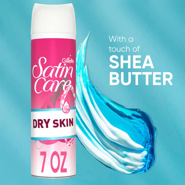 Gillette Satin Care Dry Skin Shave Gel for Women