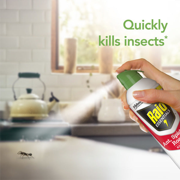 Raid® Essentials Ant, Spider &amp; Roach Killer 27 Aerosol, Rosemary Mint