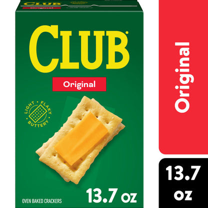 Club Original Crackers, Lunch Snacks, 13.7 oz