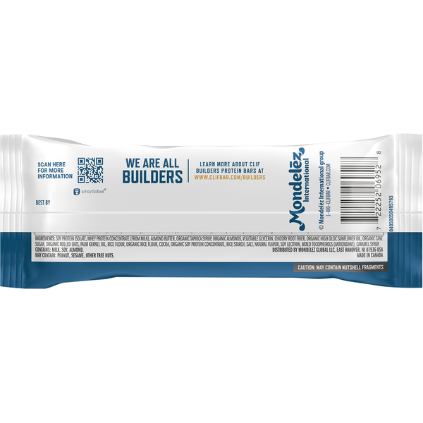 Builders Reduced Sugar Crispy Almond Salted Caramel Protein Bar  DestGlow