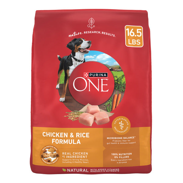 Purina ONE Chicken and Rice Formula Dry Dog Food  DestGlow