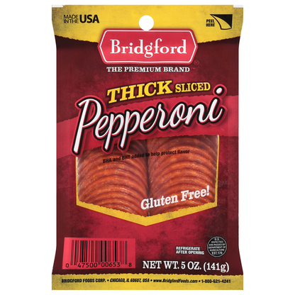 Bridgford Gluten Free! Thick Sliced Pepperoni