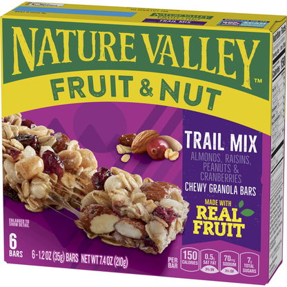 Nature Valley Fruit and Nut Trail Mix Chewy Granola Bars