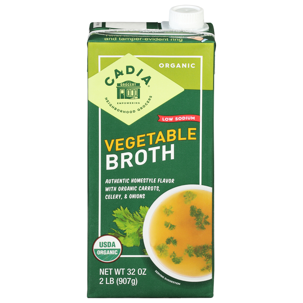 CADIA Broth, Organic, Low Sodium, Vegetable  DestGlow