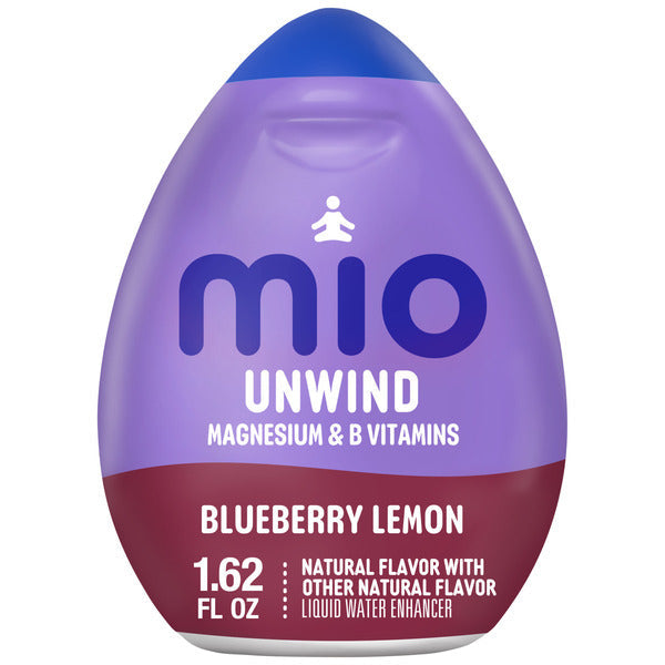 MiO Unwind Blueberry Lemon Liquid Water Enhancer with Magnesium &amp; B Vitamins  DestGlow