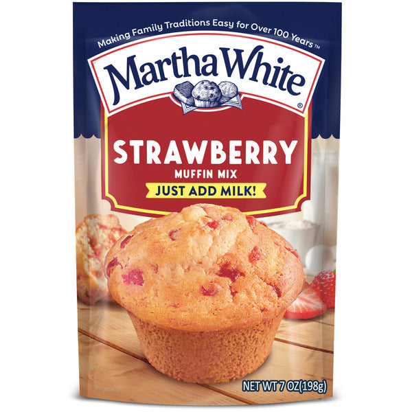 Martha White Strawberry Muffin Mix, 7 Oz Bag  DestGlow