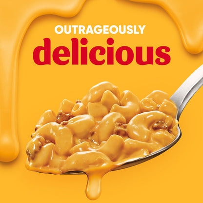 VELVEETA Cheesy Ultimate Cheeseburger Mac with Savory Cheese Sauce Microwavable Meal
