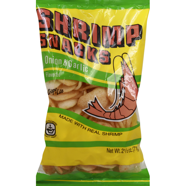 Marco Polo Shrimp Snacks, Onion &amp; Garlic  DestGlow
