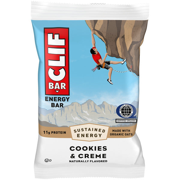 CLIF BAR Energy Protein Bars, Cookies &amp; Creme, Non-Gmo 2.4 oz  DestGlow